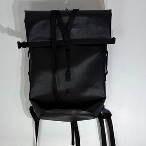 MEC Waterproof Roll Top Backpack Black Dry Bag Hiking Camping Travel